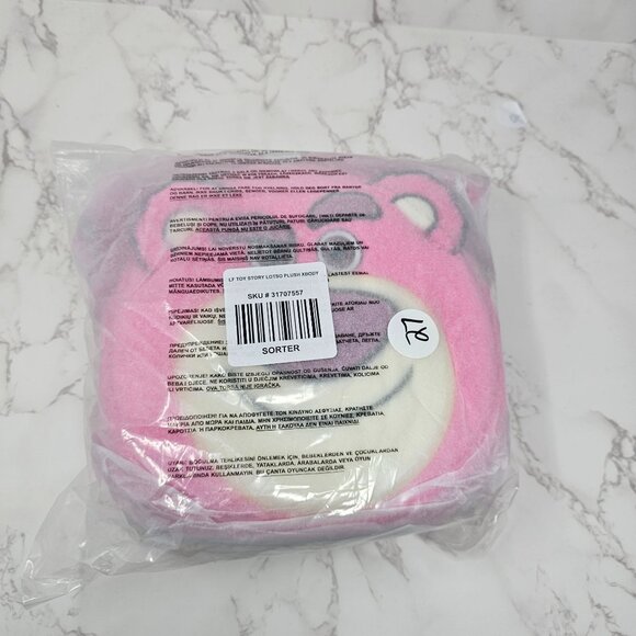 NWT Loungefly Disney Pixar Toy Story 3 Lotso Fuzzy Crossbody Bag - Picture 1 of 3